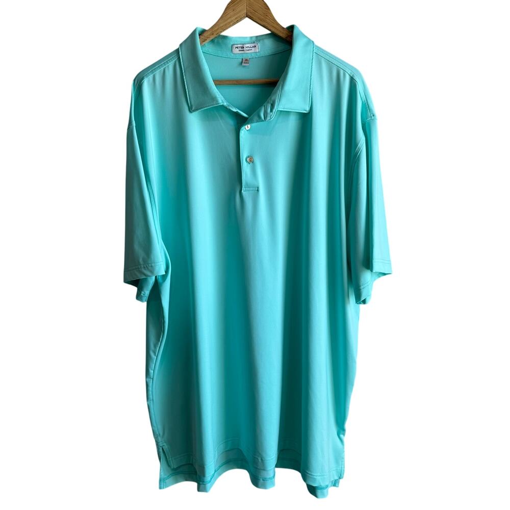 Peter Millar Summer Comfort Solid Performance Jersey Polo XL